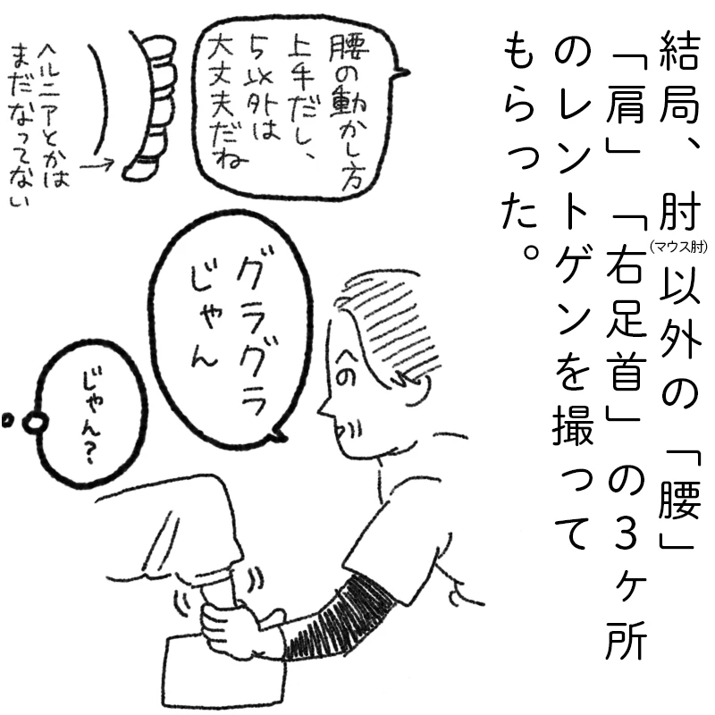 肩を痛めました